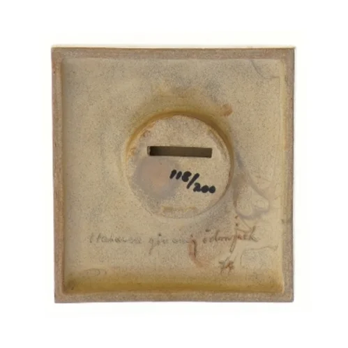 Keramisk relief (str. 16x15 cm)