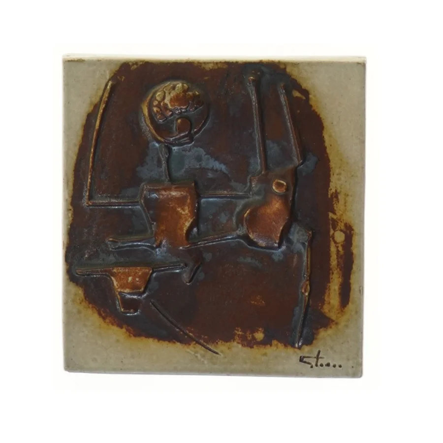 Keramisk relief (str. 16x15 cm)