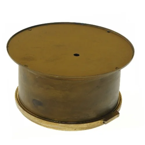 Fyrkat messingbarometer Quartz (str. Ø 15x9,5 cm)