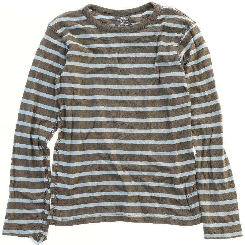 Langærmet stribet trøje fra H&M (str. 146)