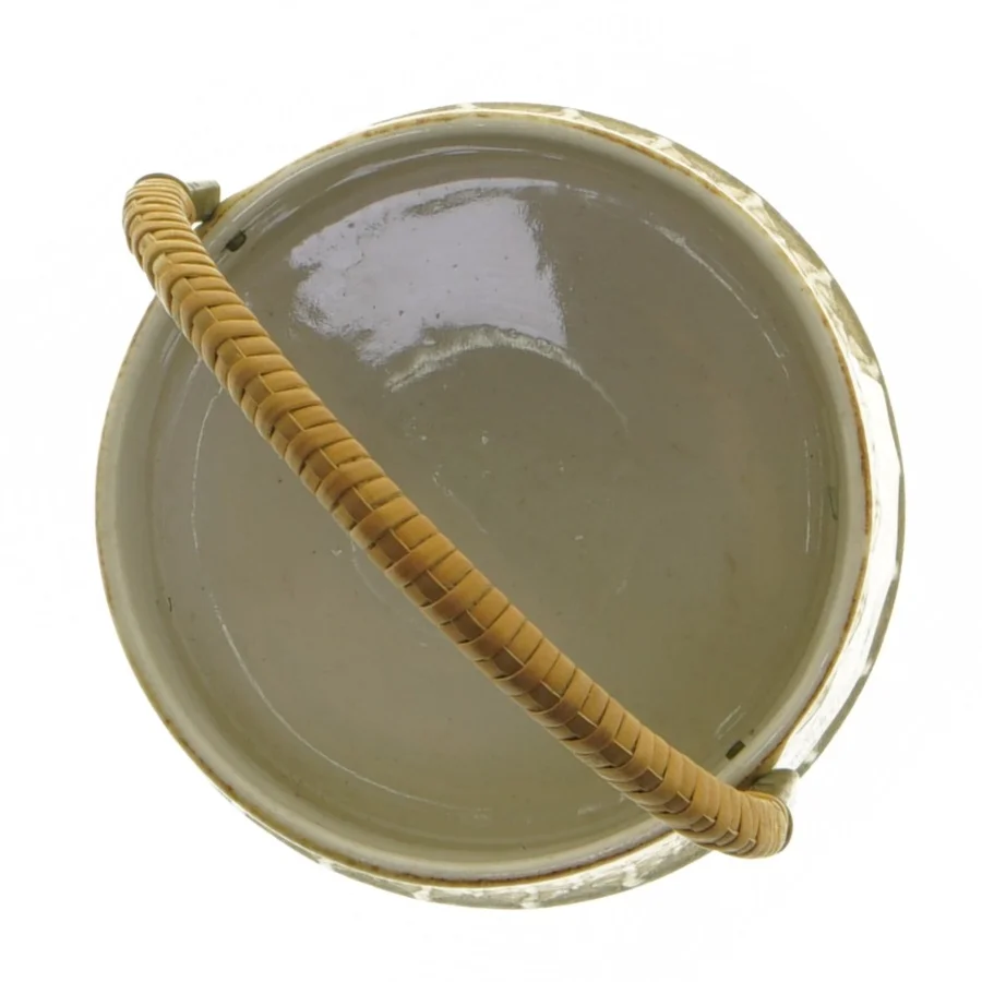 Marmeladekrukke med hank fra Kronjyden (str. Ø 10 cm)