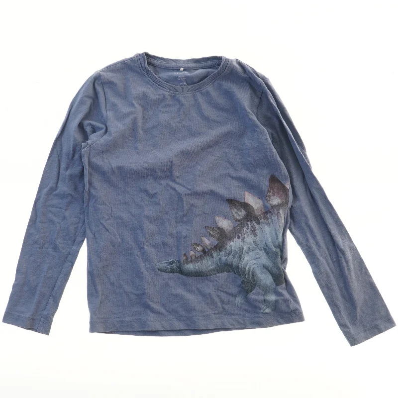 Langærmet t-shirt med dinosaurprint fra Name It (str. 122)