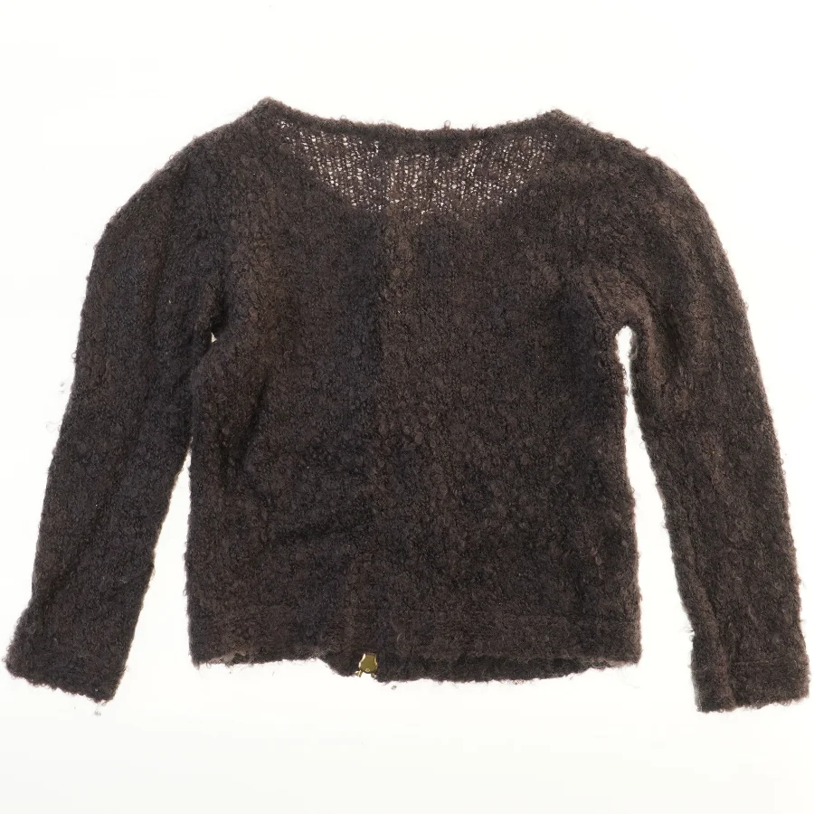 Bruuns Bazar Strik Cardigan med Lynlås fra Bruuns Bazaar (str.  38x46 cm)