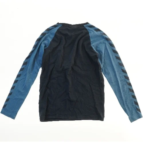 Langærmet trøje med logo fra Hummel (str. 164)