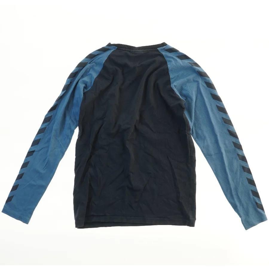 Langærmet trøje med logo fra Hummel (str. 164)