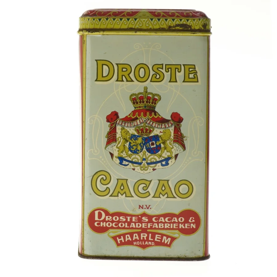 Droste kakao dåse fra Droste (str. 19x10x10 cm)