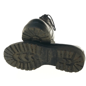 Sorte lædersko fra Vagabond med snørebånd fra Vagabond (str. 41 )