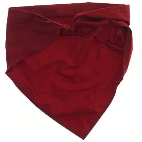 Rødt spejder tørklæde (str.  32,5x37 cm)