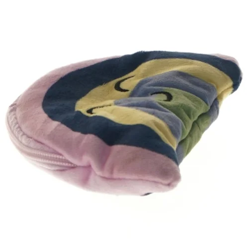 Regnbueformet pung (str. 19,5x12 cm)