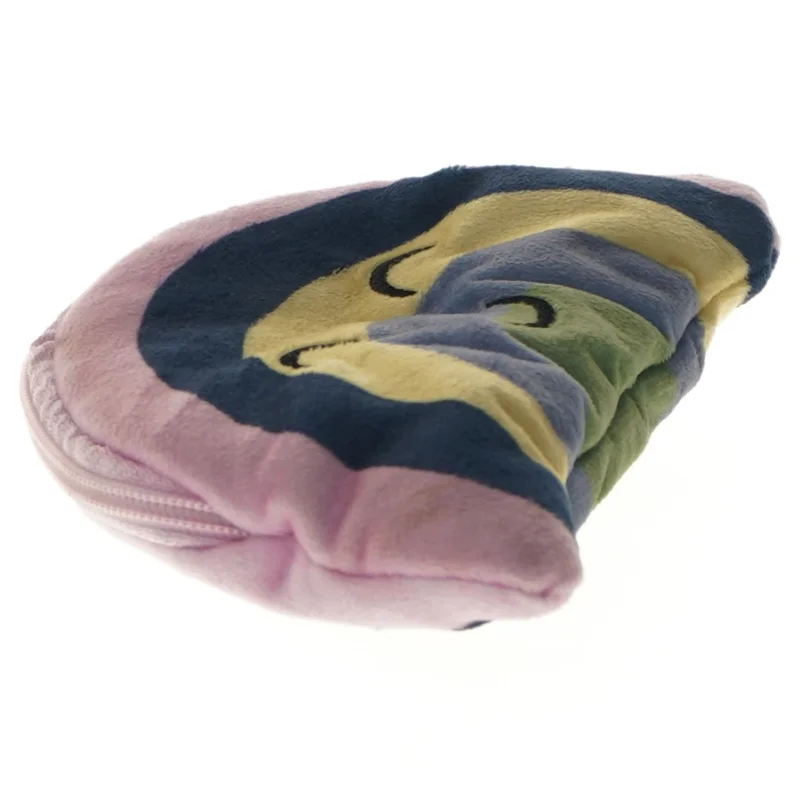 Regnbueformet pung (str. 19,5x12 cm)