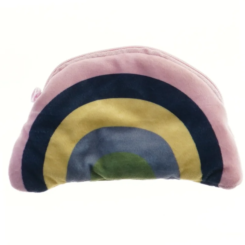 Regnbueformet pung (str. 19,5x12 cm)