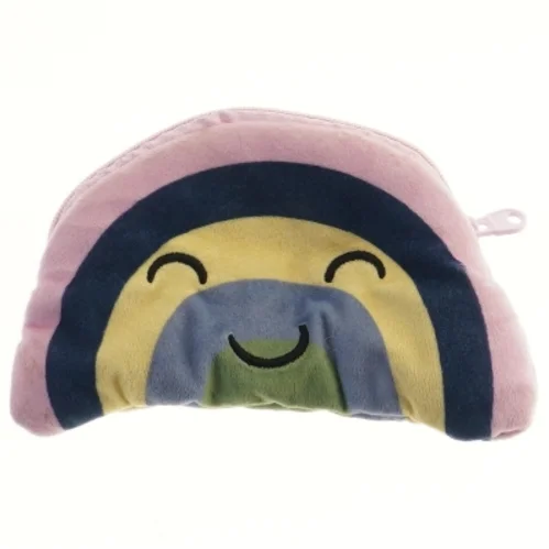 Regnbueformet pung (str. 19,5x12 cm)