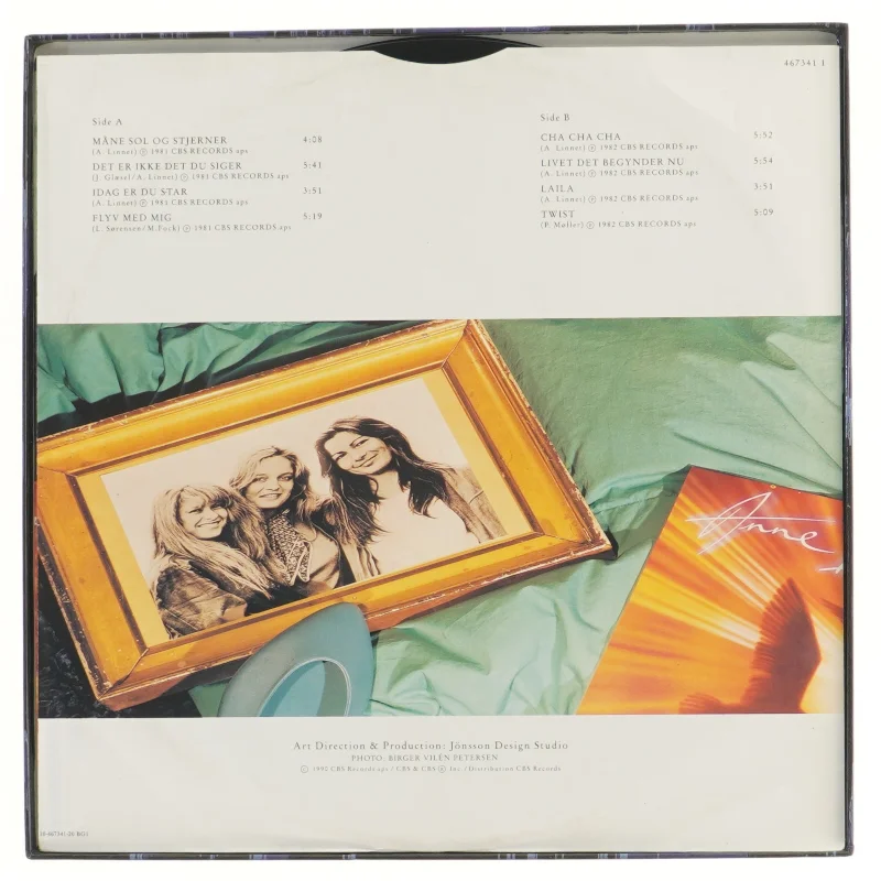 Anne Linnet Univers 3 LP boxset fra Anne Linnet (str. 31x31 cm)