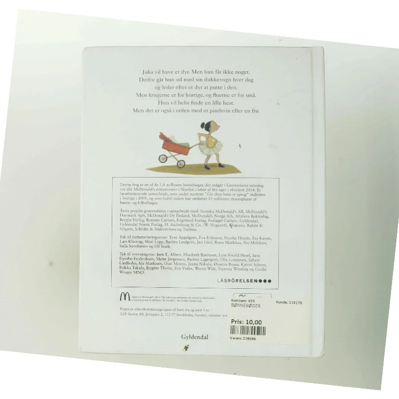 Julia vil have et dyr af Barbro Lindgren (Bog)