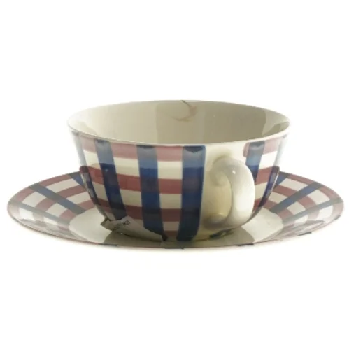 Kop og underkop med mønster fra Søholm (str. Ø 16 cm)