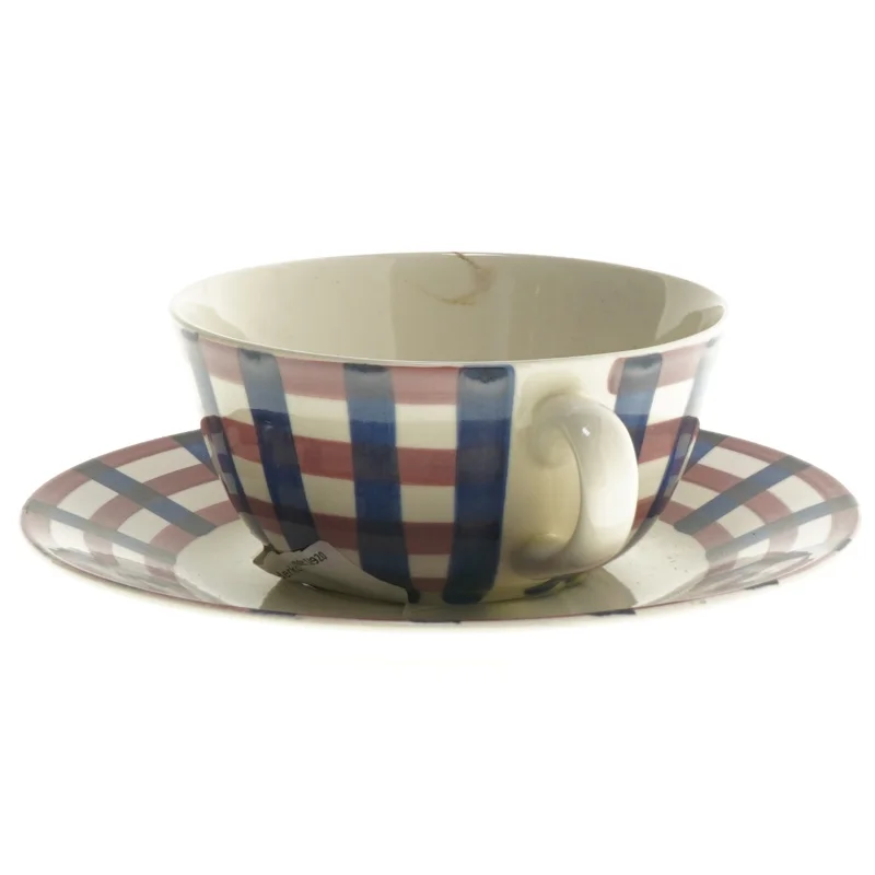 Kop og underkop med mønster fra Søholm (str. Ø 16 cm)