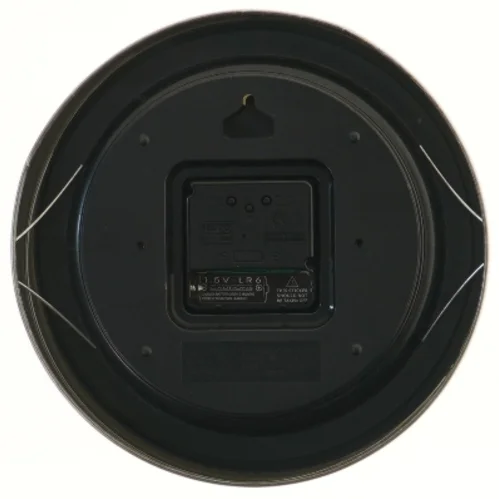 Vægur med stålramme (str. Ø 20 cm)