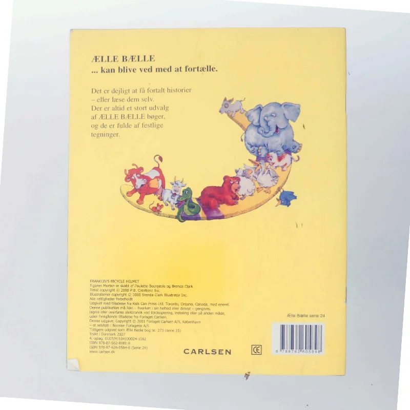 Mortens nye cykelhjelm af Paulette Bourgeois og Brenda Clark (Bog)