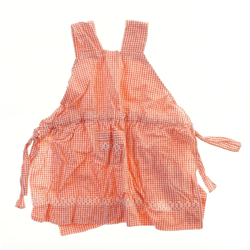 Orange ternet kjole str. 2-3 år