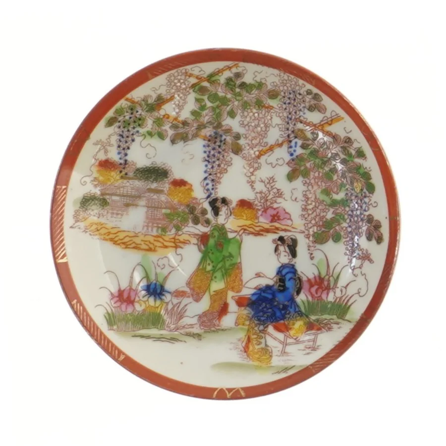 Japanske dekorative tallerkener (str. Ø 13 cm)