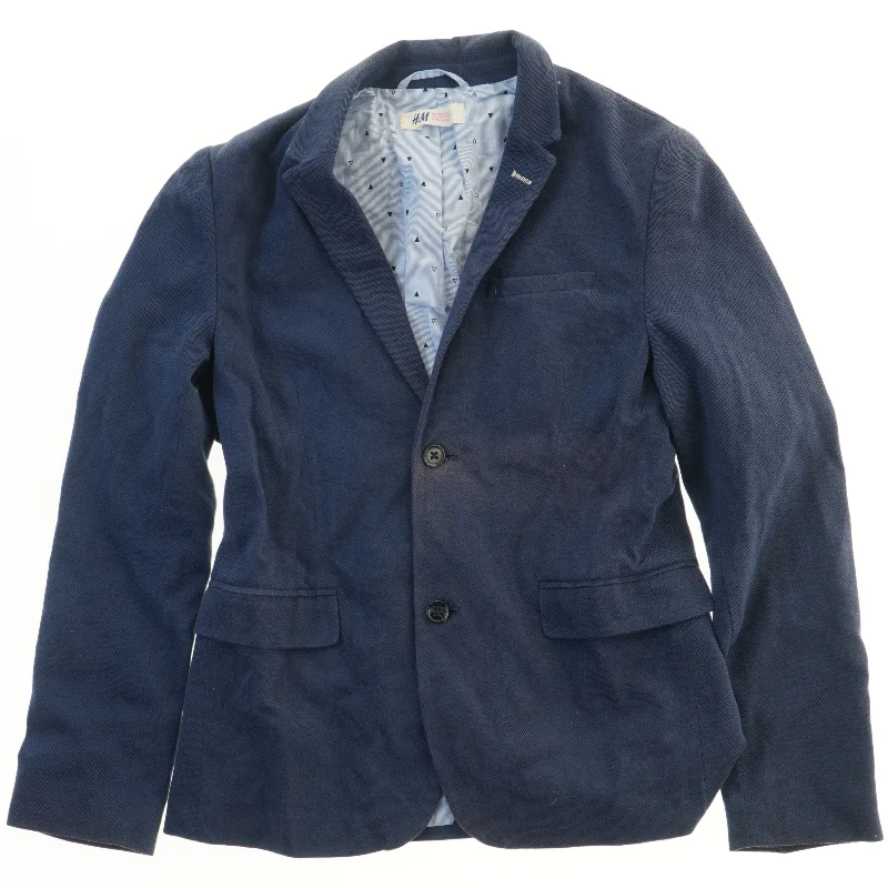 Blå blazer til børn fra H&M (str. 158)
