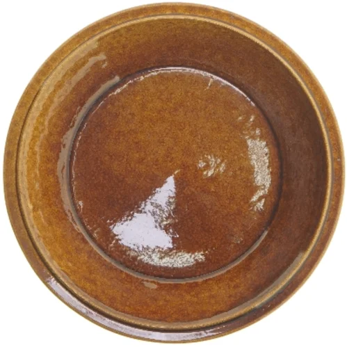 Keramisk fad med låg (str. Ø 28 cm)