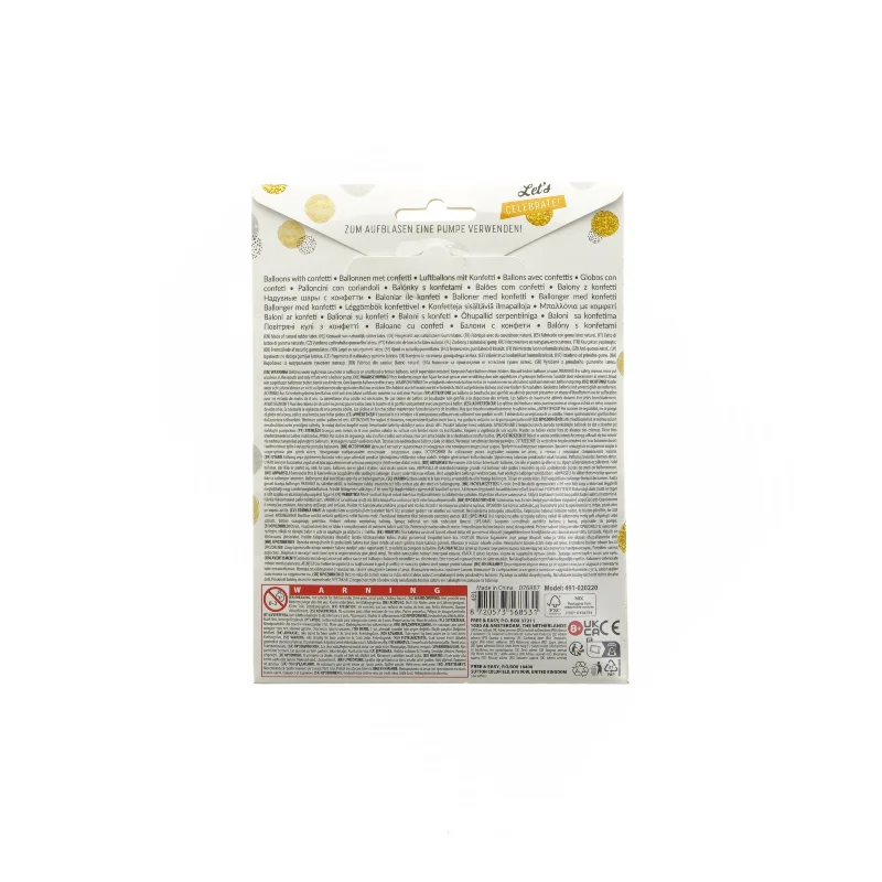 Balloner med konfetti