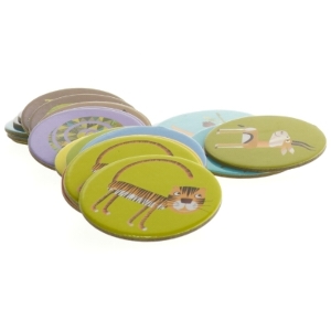 Hukommelsesspil med jungledyr fra Djeco (str. 12 x 12 cm)