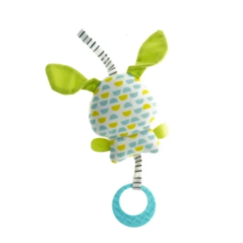 Farverig blød aktivitetslegetøj til babyer (str. 26 x 8 cm)