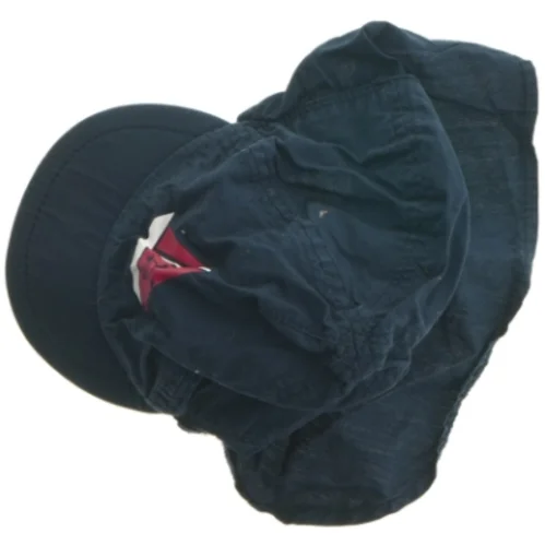 Mørkeblå kasket med nakkeskygge (str. 30 x 23 cm)