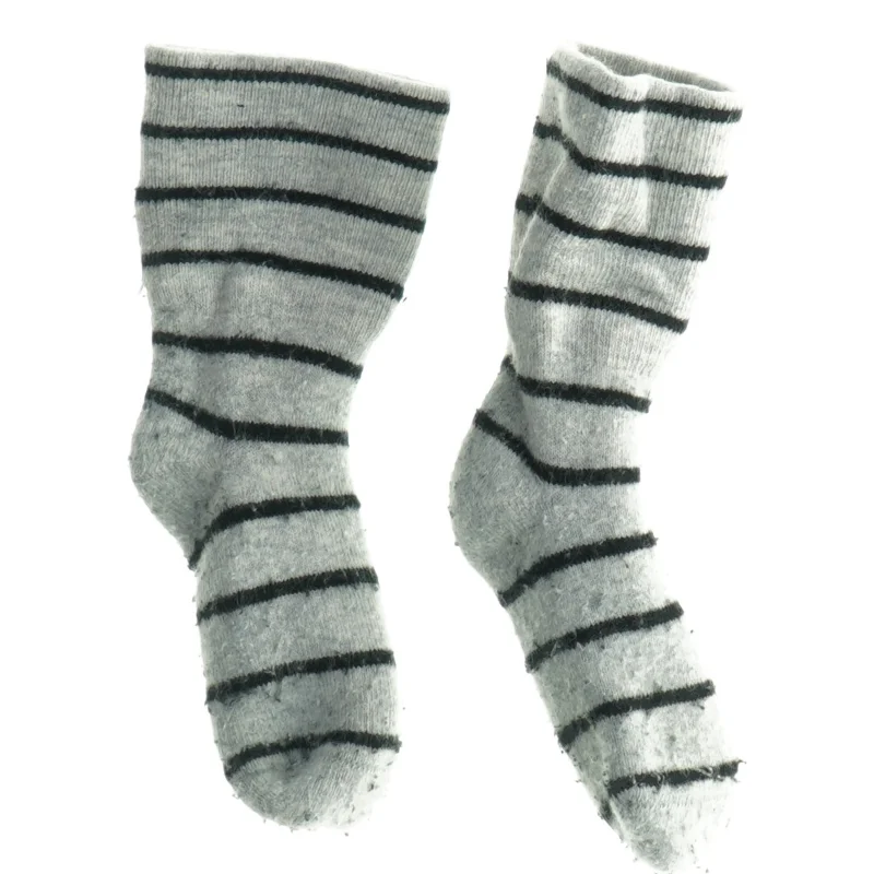 Stribede sokker (str. Fodlængde, 10 cm)