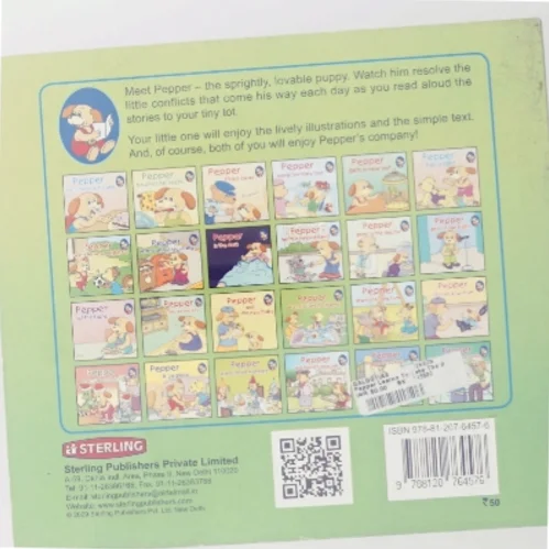 Pepper lærer at tage skylden børnebog