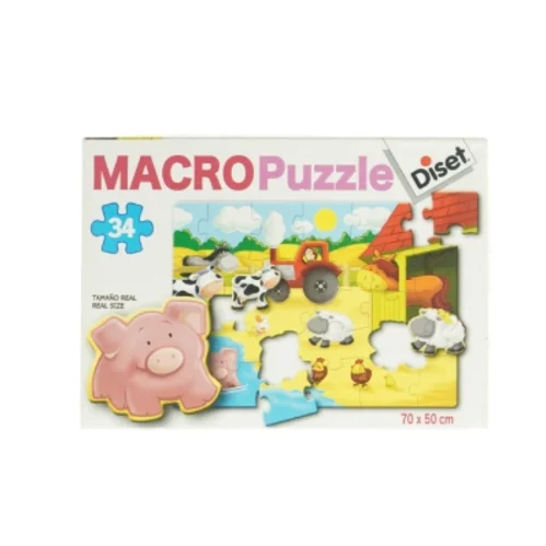 Gulvet puslespil (str. 70x50 cm)