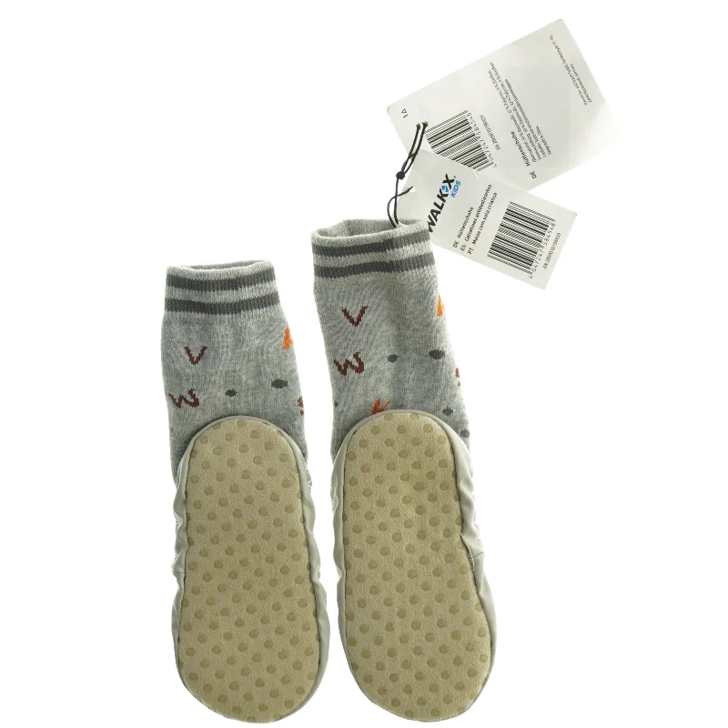 Børne sokker med gummisåler (str. 25)