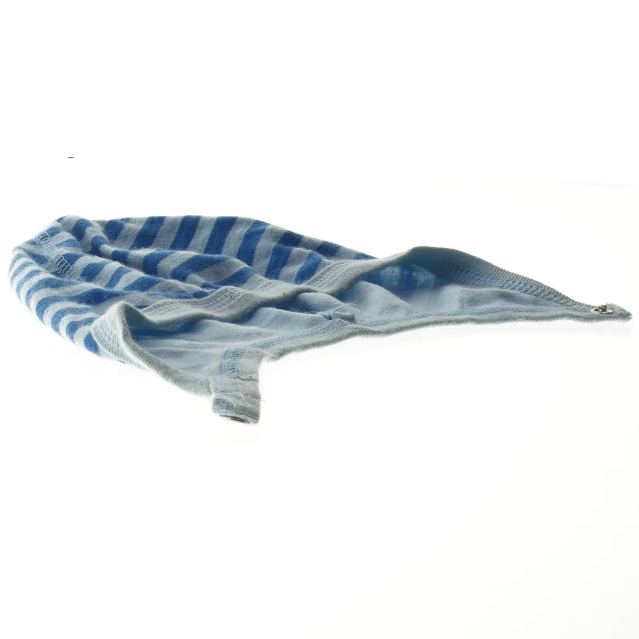 Blå og hvid stribet hue (str. 9-12 måneder)