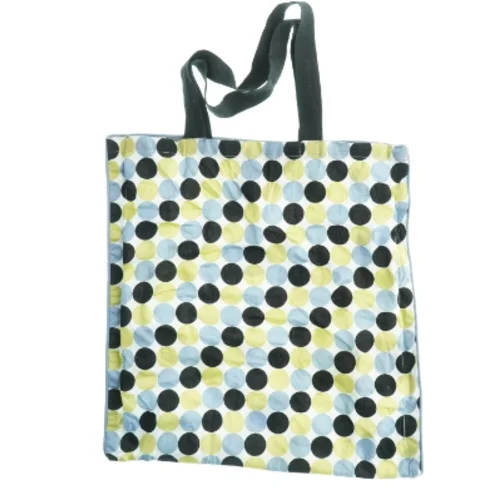 Genanvendelig indkøbstaske med dyre- og prikmønster (str. 45. x 45 cm)