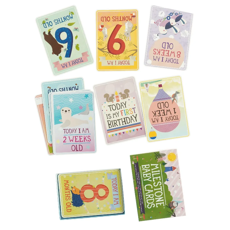 Milestone Baby Cards (str. 16 x 11 cm)