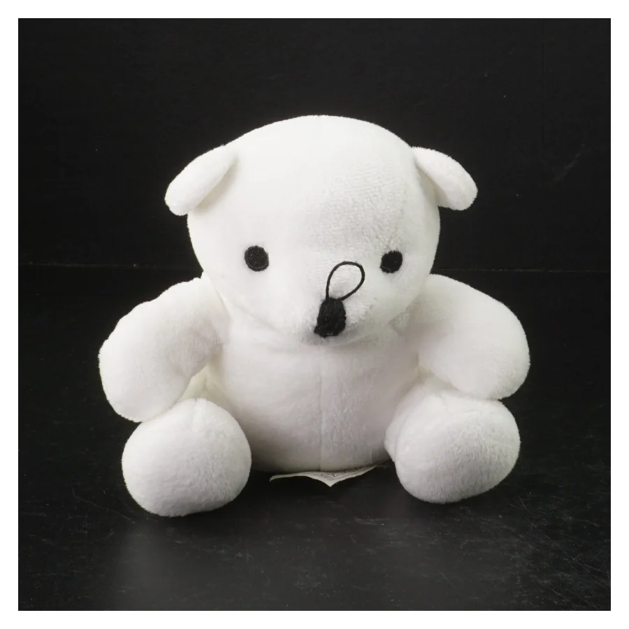 Hvid bamse fra Zoo (str. 15 cm)