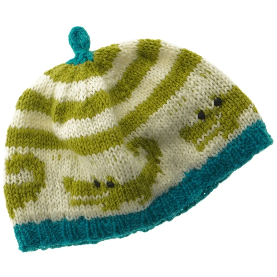 Strikket hat (str. 16 cm)
