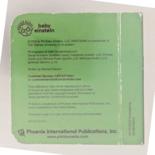 Baby Einstein Former Bog fra Baby Einstein