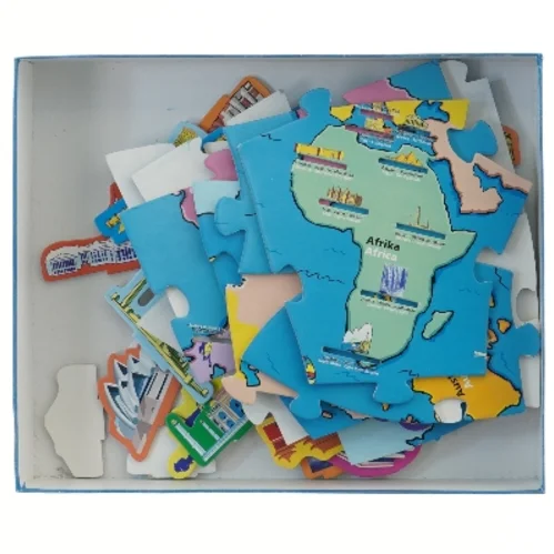 Puslespil - Verdens Steder fra Flying Tiger (15+28 brikker)