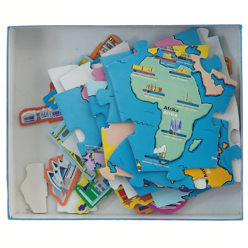 Puslespil - Verdens Steder fra Flying Tiger (15+28 brikker)