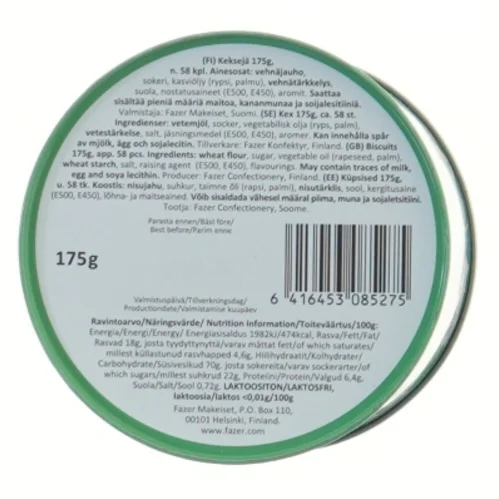 Moomin kagedåse fra Moomin (str. Ø 11 cm længde 14 cm)