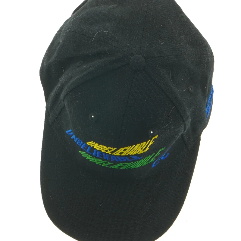 Sort baseballkasket (str. 20 cm)