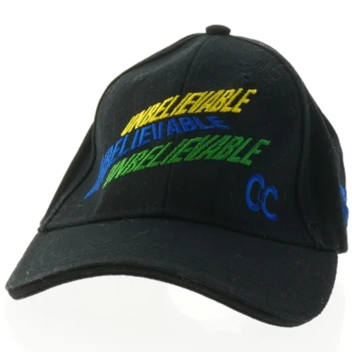 Sort baseballkasket (str. 20 cm)