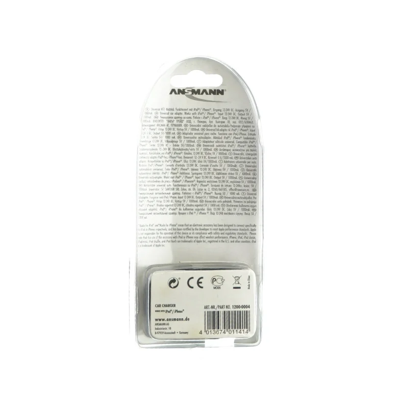 Biloplader til ipad og iphone fra Ans-mann