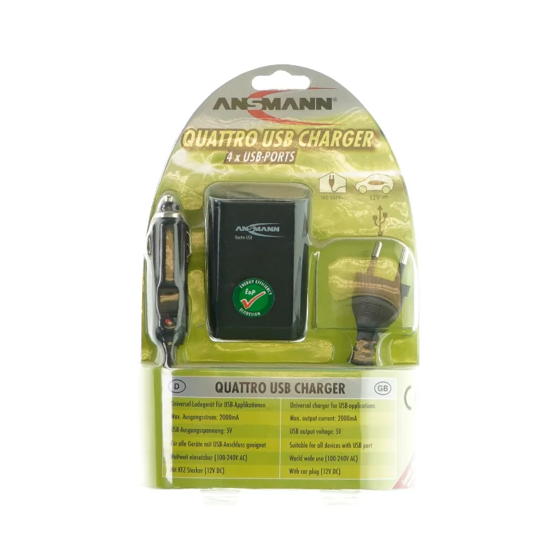 Usb lader til bilen fra Ansmann