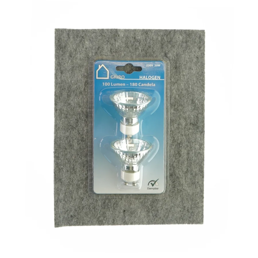 Pærer halogen 100 lumen fra Gripo (2 styks)