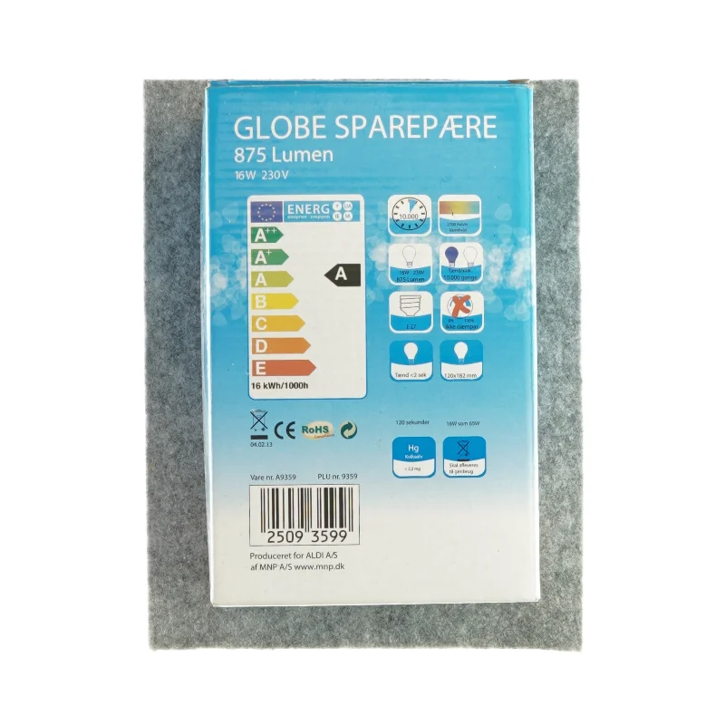 Globe sparepære med 875 lumen
