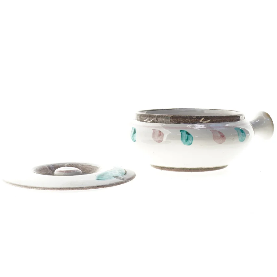 Hedebo keramik skål/fad (str. Ø 16 cm)